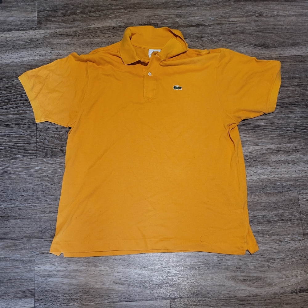 Lacoste Men's Mustard Polo Shirt
